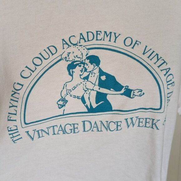 Flying Cloud Academy of Vintage Dance T-Shirt - Single Stitch Vintage - Picture 3 of 5